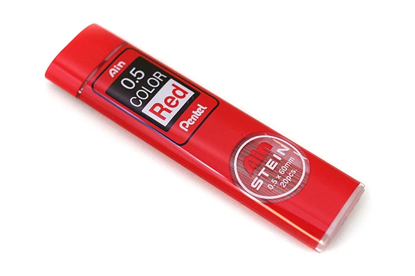 LifeMaster Pentel Stein Улучшенный силиконовый карандаш свинцово красный/синий для