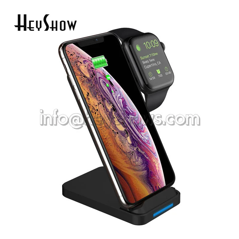 Держатель для смартфона и смарт часов 2 в 1 iWatch Band 4 3 с функцией беспроводной