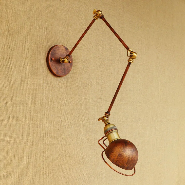 Настенная лампа Эдисона с длинным поворотным кронштейном 110 220 В|edison wall lamp|wall lamparm