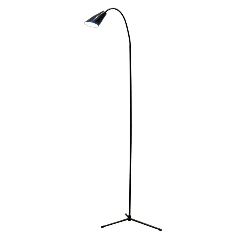 CLAITE Modern Stand Floor Lamp 7W White& Warm White Dimmer USB Desk Reading Light Fixture for Bedroom Living Room