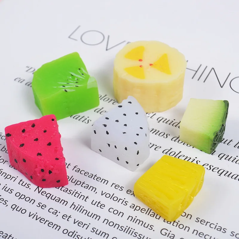 Mix 10 Pieces 10 шт./упак. слизи DIY аксессуары игрушки Ролевые Пластилин игрушка-фрукт пушистые прозрачные слизи Поставки Подарочная игрушка для детей Взрослые - Цвет: Mix 10 Pieces