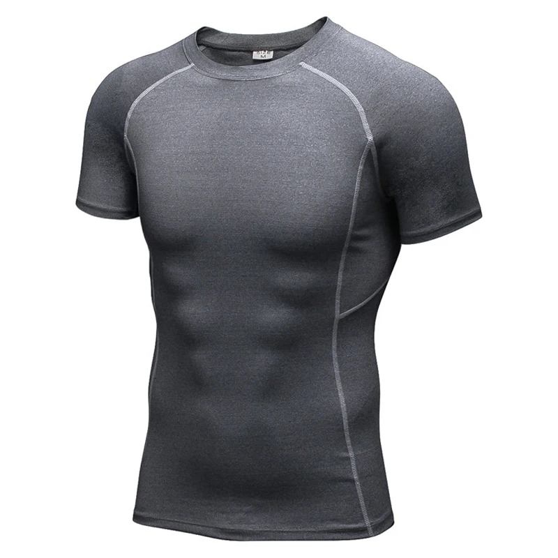 

Men PRO T-shirt with short sleeves quick-drying compression shirt perspiration fitness t shirt