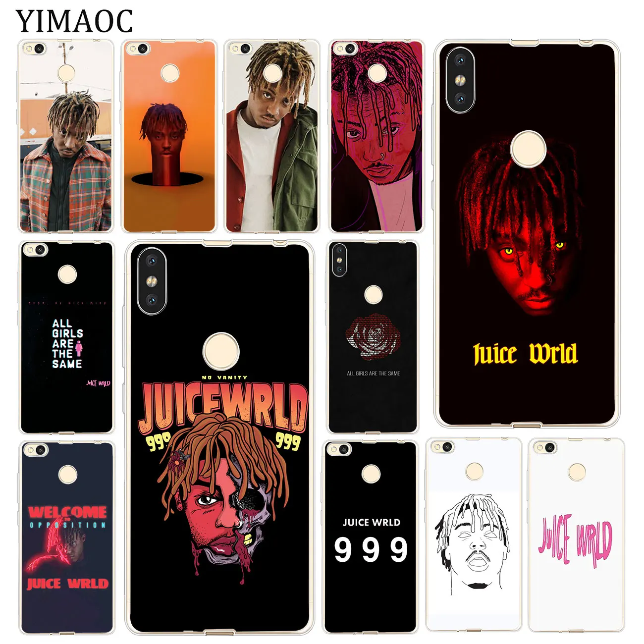 Мягкий силиконовый чехол для телефона YIMAOC Juice WRLD 99 Xiaomi MI Redmi 8A 7A 6A 5A 4X Note 8 7 6 Pro 5 Plus |