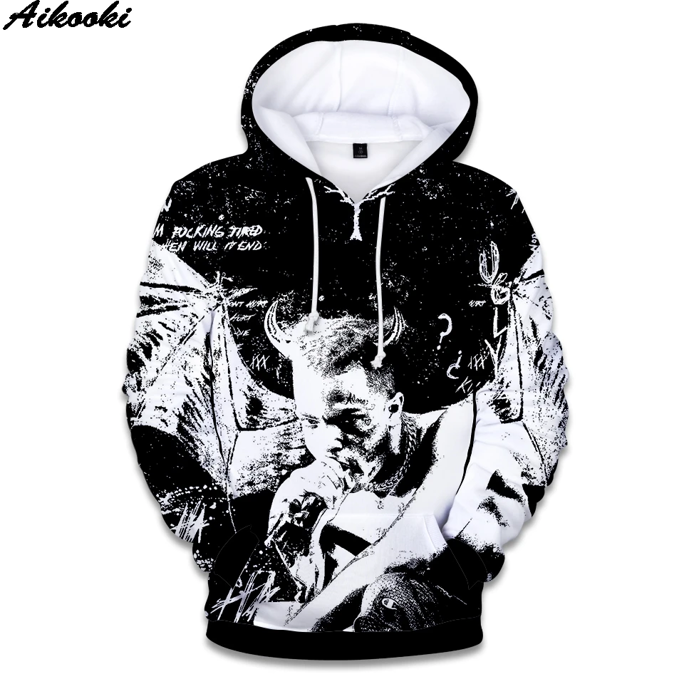 Aikooki lil peep 3D толстовки мужские/женские модные хип-хоп толстовки lil peep толстовки Горячая Распродажа 3D худи размера плюс