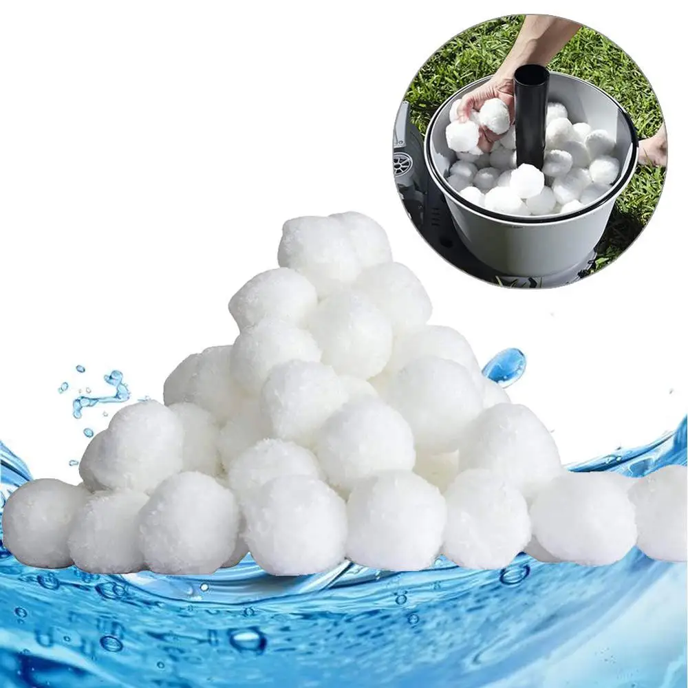 700 г фильтр шар из волокна материал плавательный оборудование для чистки