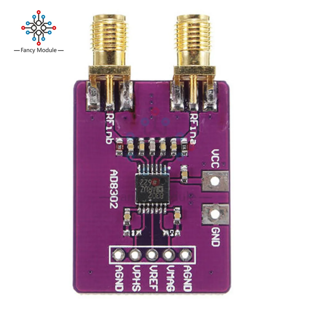 AD8302 RF/IF амплитудно фазовый детектор логарифмический усилитель модуль полосы