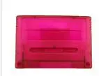 Transparent red 50 шт. много игры Ctridge Замена пластиковый корпус для S-N-E-S игровая консоль карта 16bit игровая Карта Оболочка JP/EU версия - Цвет: Transparent red