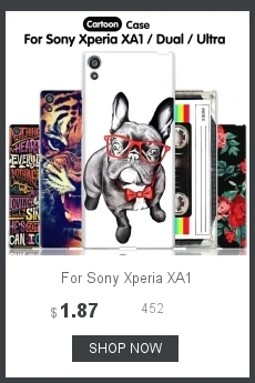 JURCHEN Роскошные УФ чехлы для телефонов с принтом для sony Xperia L1 чехол G3312 G3313 G3311 двойной чехол для sony Xperia L1 чехол силиконовый B