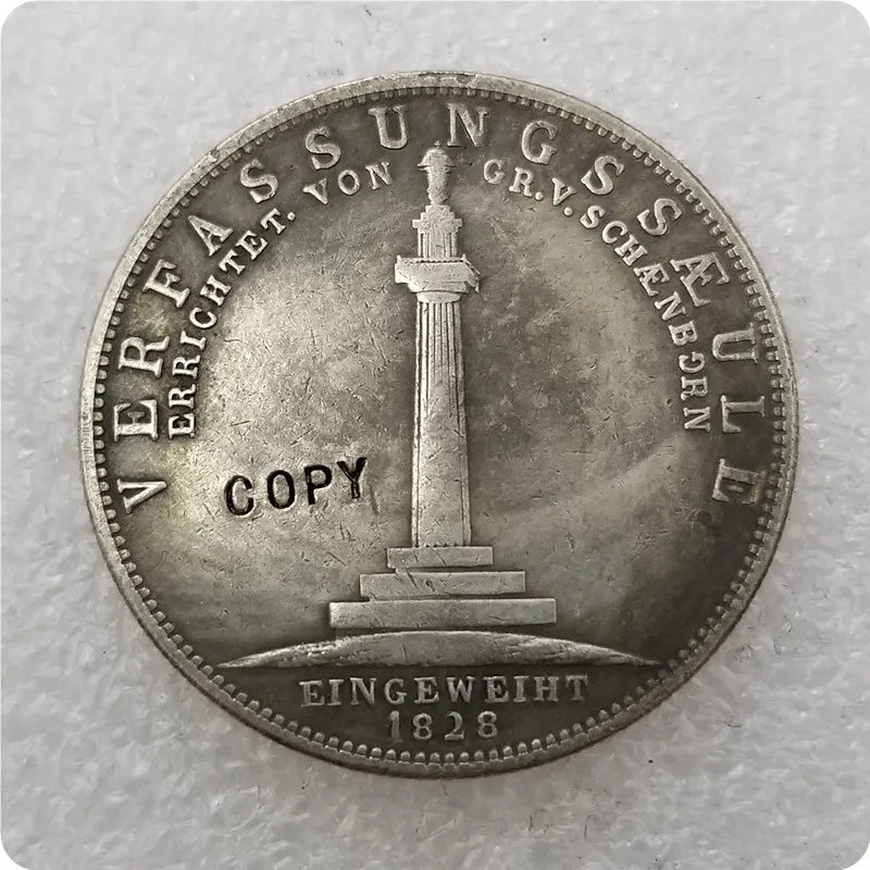 Памятные монеты 1828 копия немецких штатов-копия | Дом и сад