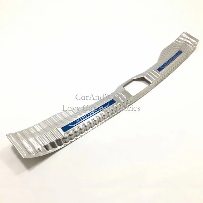 Защита для заднего бампера из нержавеющей стали защитная Накладка на порог и