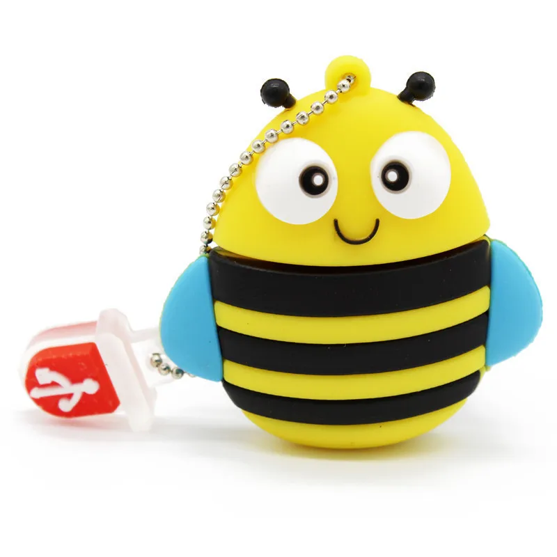 Usb флеш накопитель в виде мультяшного пингвина совы лисы 64 ГБ 4 8 16 32 ГБ|USB