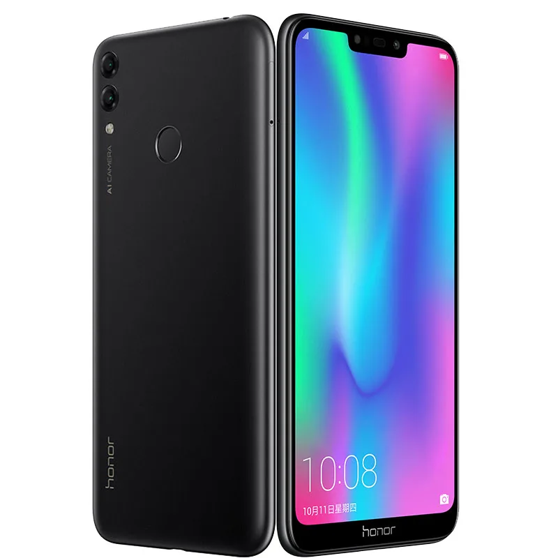 Оригинал Honor 8C 4 Гб 32 ГБ 6 26 дюйма Восьмиядерный процессор Snapdragon 632 фронтальная