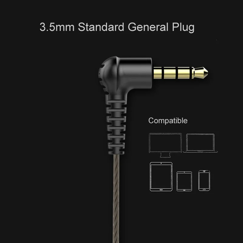Dynamic Double Unit Drive In Ear Earphone Bass Subwoofer HIFI DJ Monito Running Sport Headset Earbud | Электроника