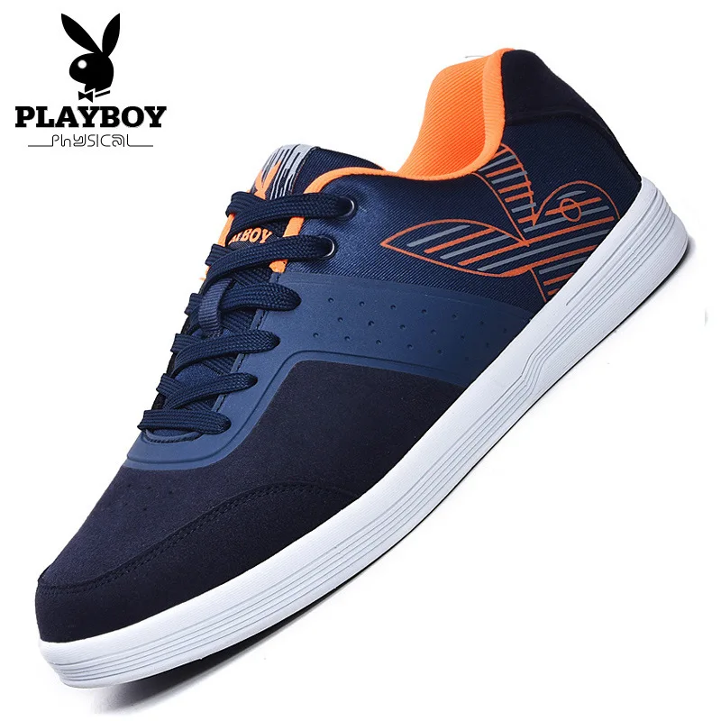 

PLAYBOY 2016 New Fashion Microfiber Leather Men Casual Shoes Luxury Brand Men Shoes Men High Qulaity Men Flats DS65063