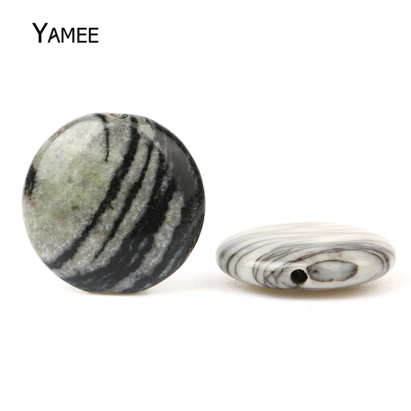 Бусины из натурального камня диаметром 18 мм черные круглые серпантиновые бусины