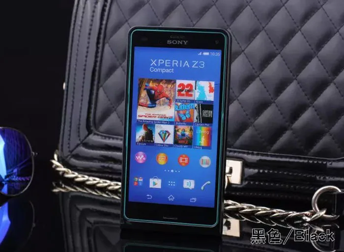 Black Для sony Z 3 Compact D5803 бампер алюминиевый металлический бампер рамка чехол для sony Xperia Z3 Compact Z3 Mini Z3Mini D5803 D5833 - Цвет: Black