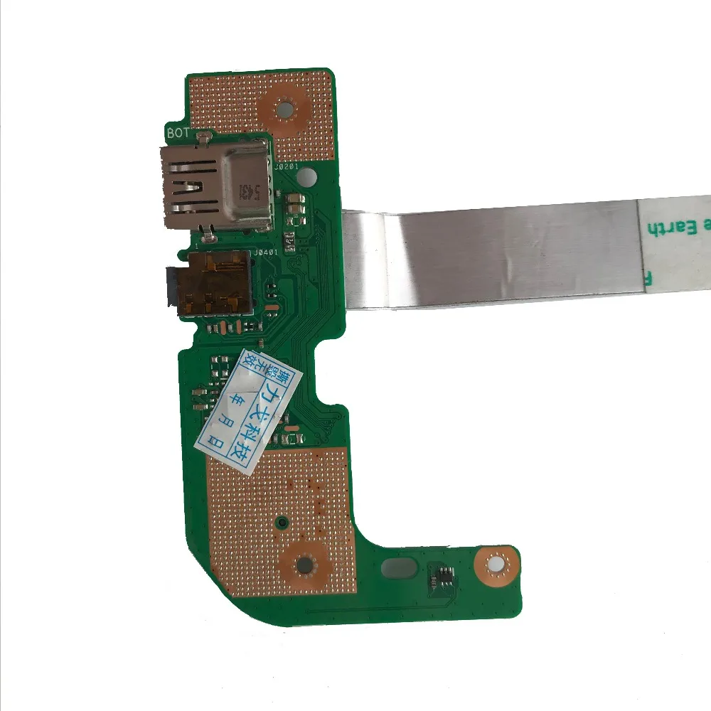 Оригинал для ASUS X555 X555DG USB IO аудио кардридер REV: 2 0 с кабелем MB 100% тестирование