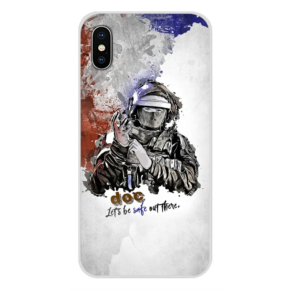 Силиконовый чехол для телефона Xiaomi Redmi Note 6A MI8 Pro S2 A2 Lite Se MIx Max 2 3 Oneplus 6T Rainbow Six Siege game