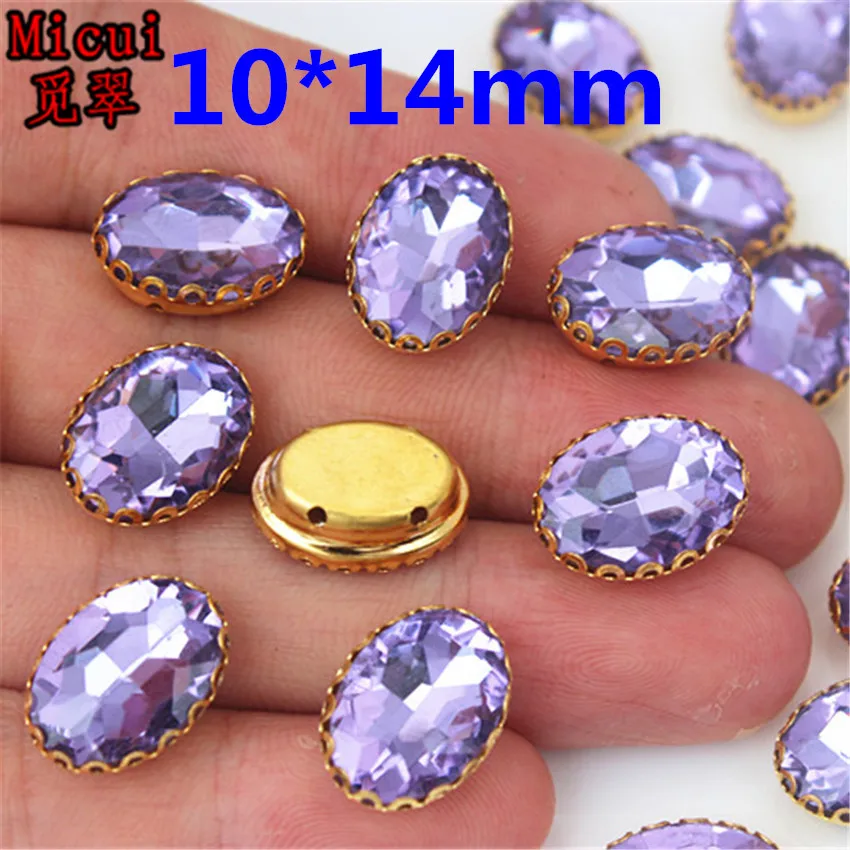 

Micui 30PCS Mixed Shape Glass Sew On With Gold Copper Claw Crystal Sew On Claw Rhinestone Glitter Strass For Clothes MC736