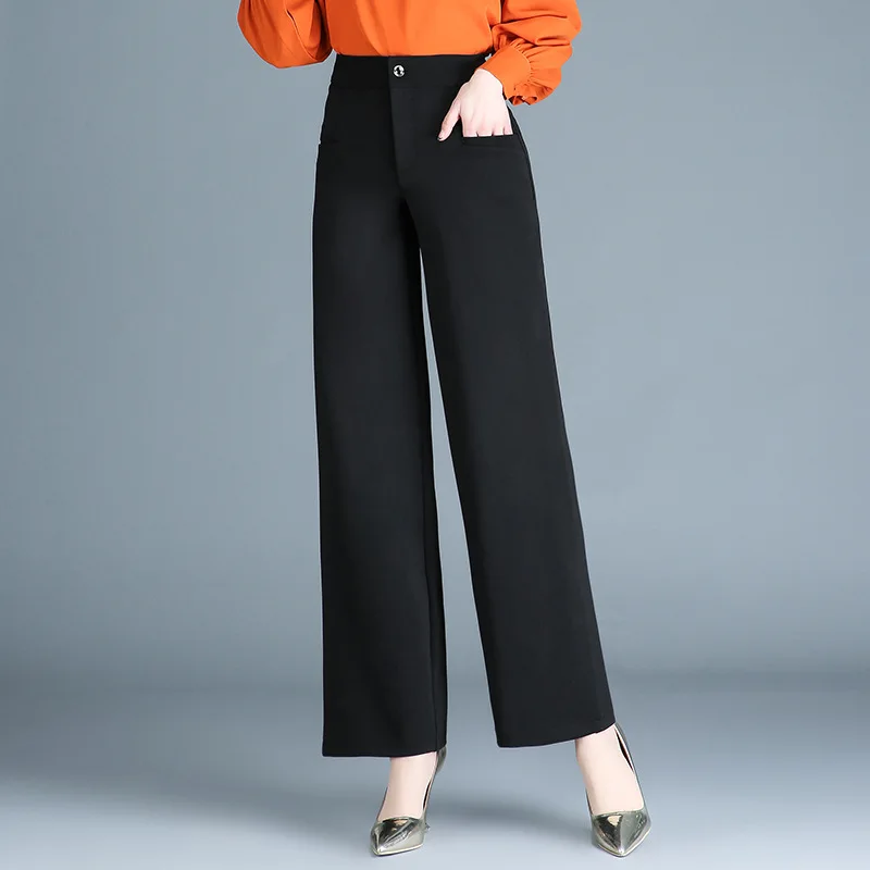 Весна 2020 Новое поступление корейские повседневные штаны с высокой талией