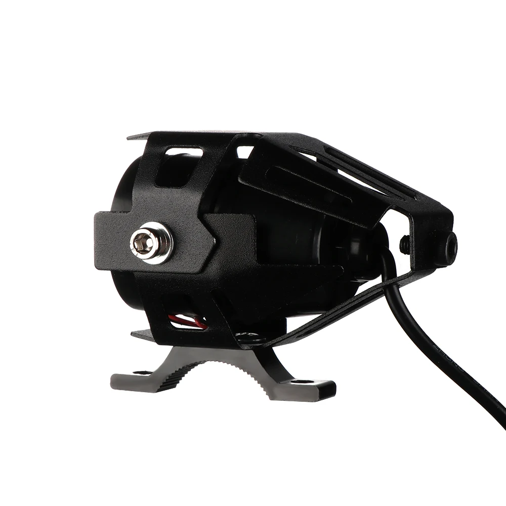 2 шт. 125 Вт moto rcycle фар Ангел глаз дьявол глаз 2500LM spotlight мини U7 светодио дный LED вождения туман пятно головного света+ переключатель