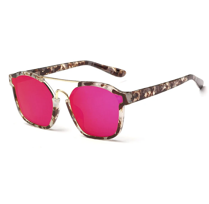 Модные зеркальные женские брендовые дизайнерские винтажные элегантные