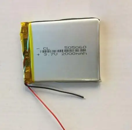 3 7 в полимерная литиевая батарея 505060 вместо 505161P 2000 мАч MP5 MID 570r батарея|Цифровые