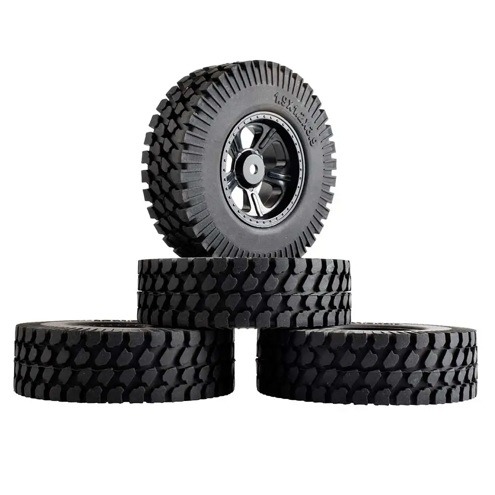 Резиновые шины 1:10 rc rock crawler 1 9 дюйма/колеса и для Warith SCX10 AX90046 D90 TRX4 (4 шт.) tamiya cc01 98