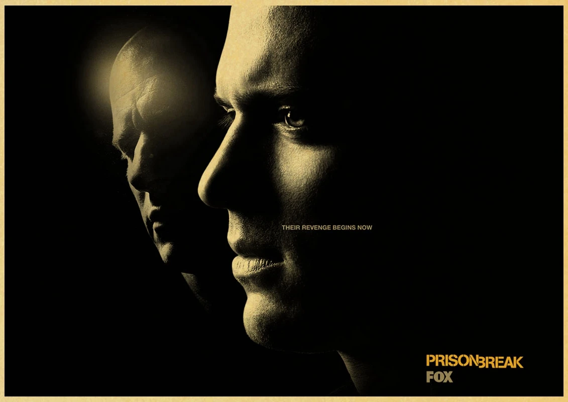 B039 Prison Break Wentworth Miller Доминик Пёрселл винтажный бумажный плакат настенная живопись украшение дома 42X30 см 30X21 см - Цвет: B039