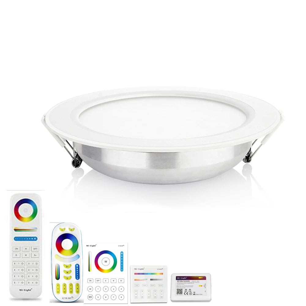 Ультратонкий RGB CCT с регулируемой яркостью круглый светодиодный панельный