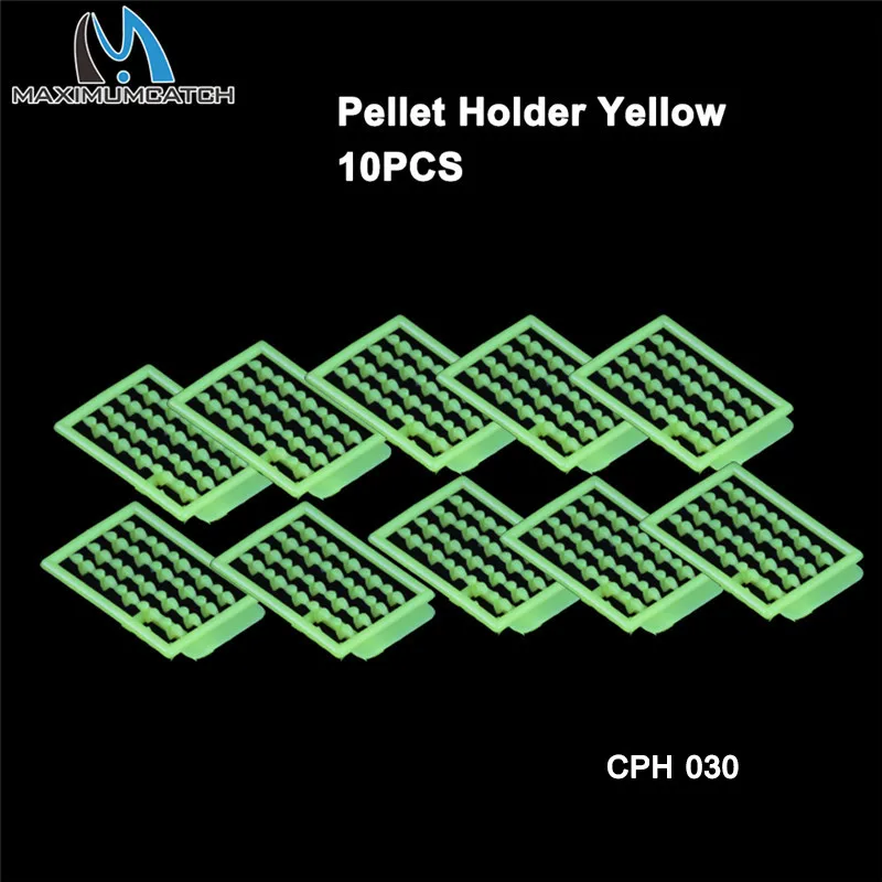 pellet holder yellow Maximumctach 10 шт./лот Карп Рыбалка Boilie остановки гантели стоп держатель для кормовых гранул волос Rig приманка удлинитель терминал снасти - Цвет: pellet holder yellow