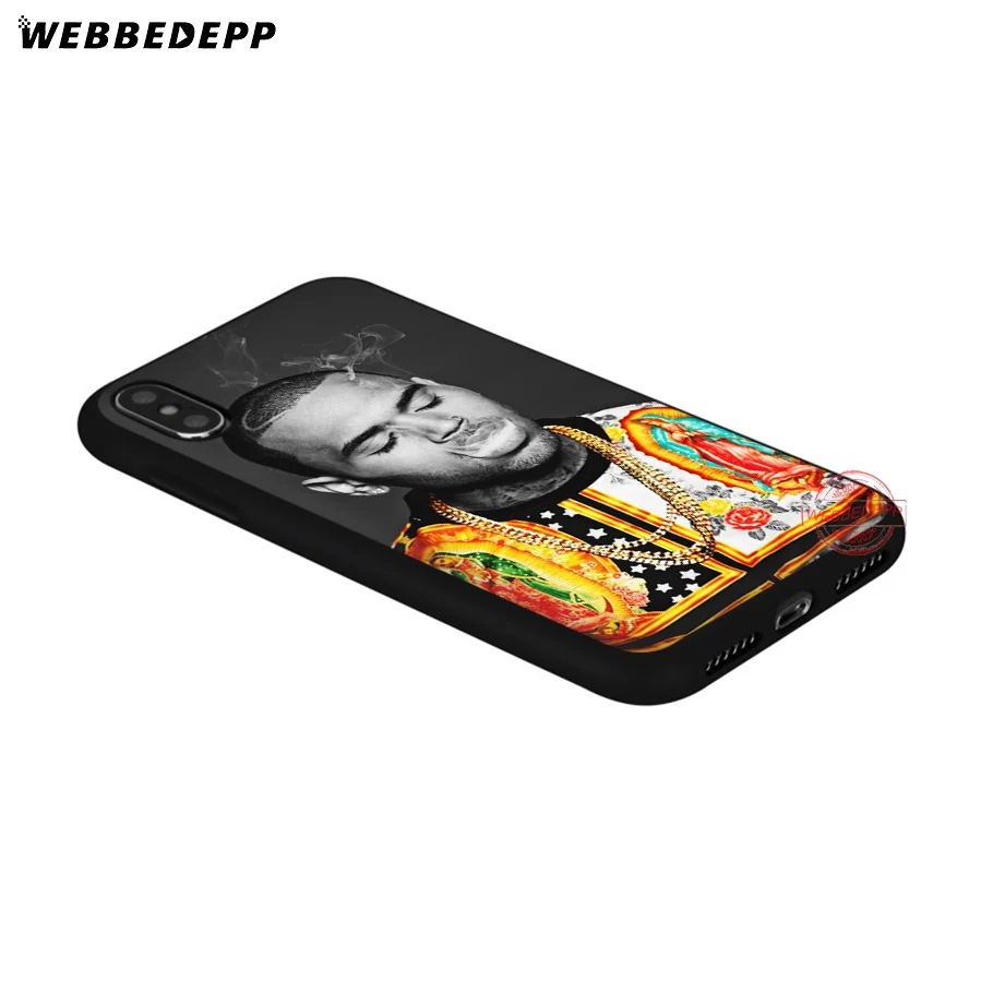 WEBBEDEPP Крис коричневый Breezy Мягкий силиконовый чехол для iPhone 8 7 6S 6 Plus 11 Pro XS Max XR X 5 5S SE
