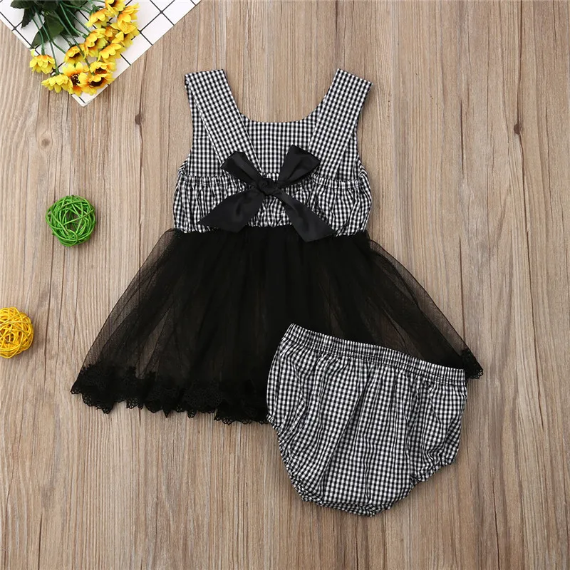 Одежда для новорожденных девочек модная летняя одежда комплект из 2 предметов