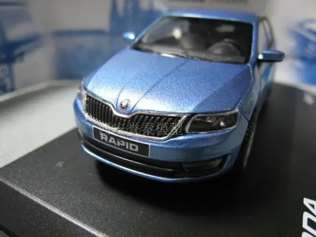 ABREX 1/43 масштабная модель автомобиля игрушки SKODA RAPLD литья под давлением металлическая модель автомобиля игрушка для коллекции, подарок, дети