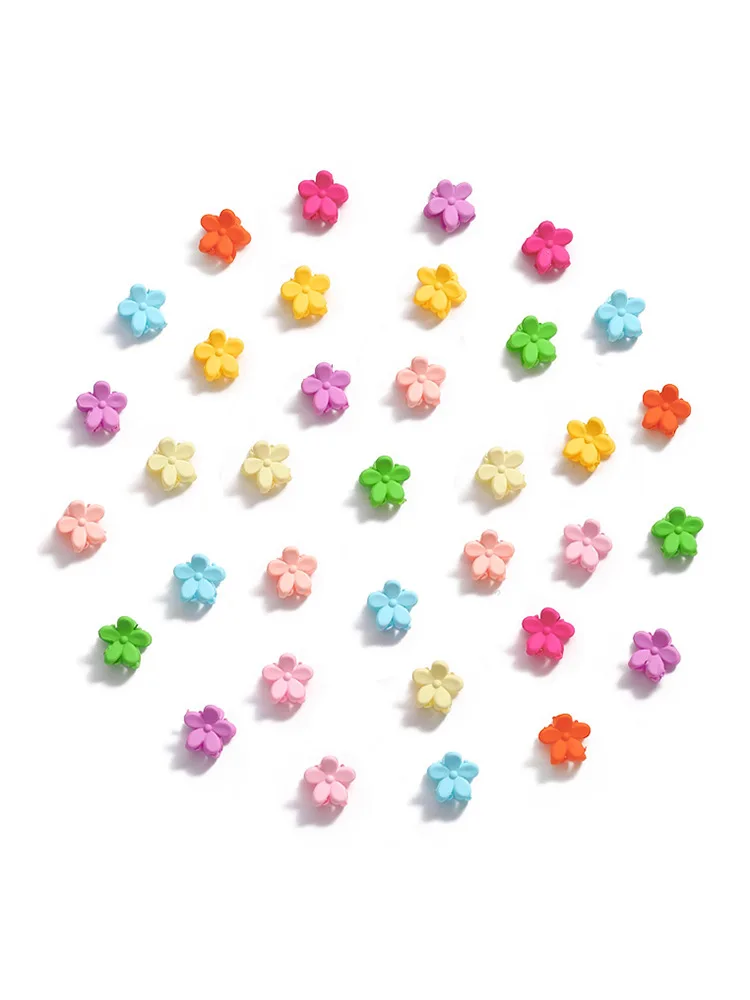 

10pcs/Lot Girls Cute Small Plum Blossom Hair Claws Children Lovely Hair Clips Hairpins Headbands Kids Fashion Hair Accessories