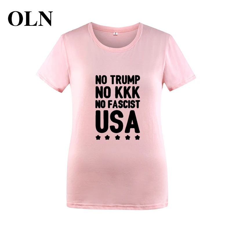 OLN 2018 Лето Новое поступление США Женская футболка Tumblr Kawaii с надписью забавная