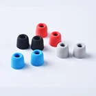 KZ 1 пара (2 шт.) 5 мм T400 шумоизоляция пены с эффектом памяти амбушюры для наушников вкладыши гарнитура для AS10 BA10