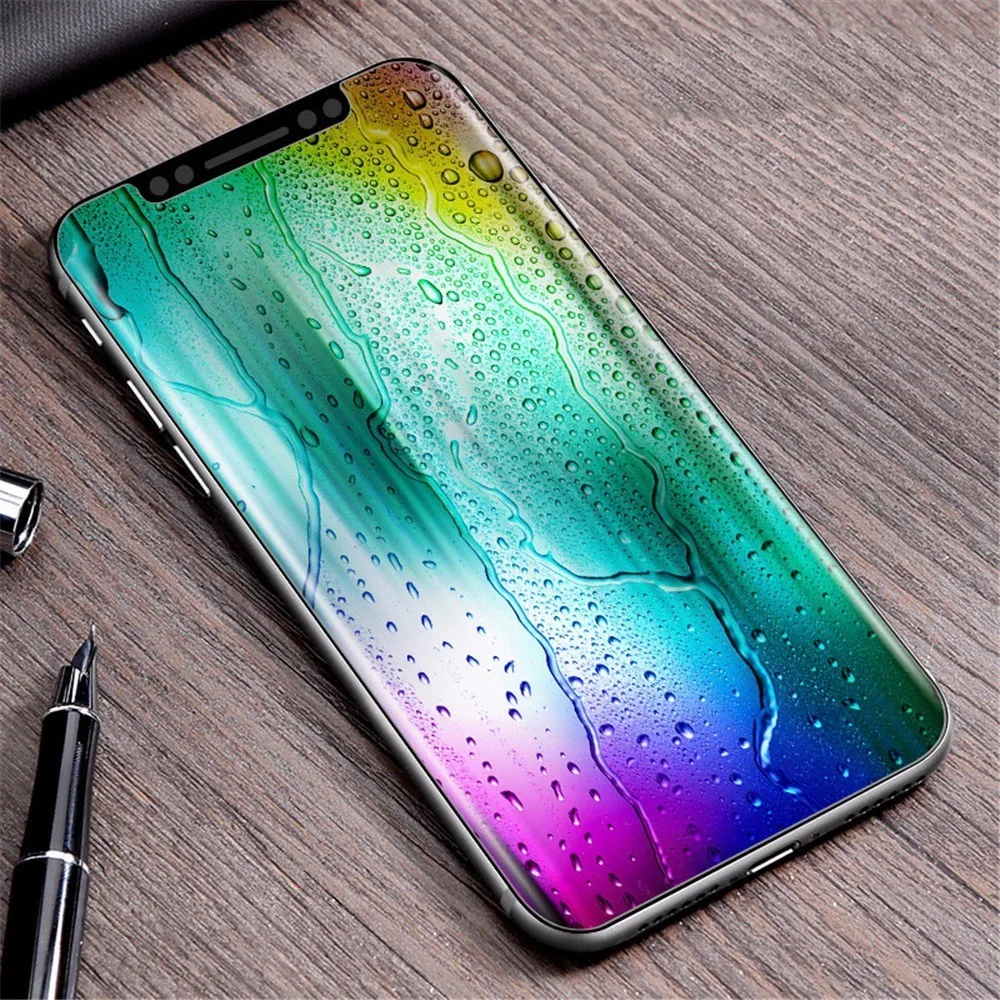 9H Настоящее 5D прозрачное закаленное стекло для iPhone 6 6S 7 8 Plus X Xs XR 11 Pro Max полное