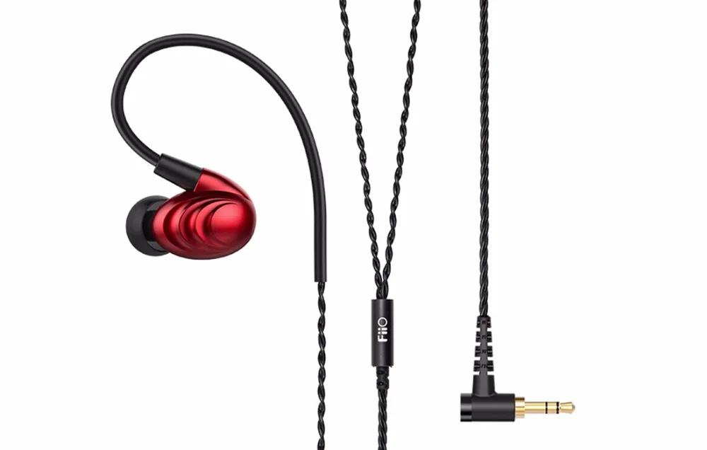 FiiO F9 тройной Драйвер Гибридный Динамический HiFi наушники-вкладыши 3.5 мм разъем Замена провода с микрофоном для смарт-мобильные телефоны
