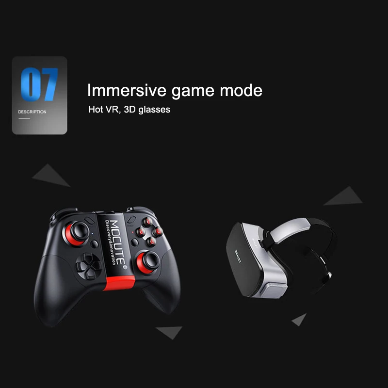 Mocute 054 беспроводной Bluetooth геймпад Joypad Android джойстик VR контроллер для планшетных ПК