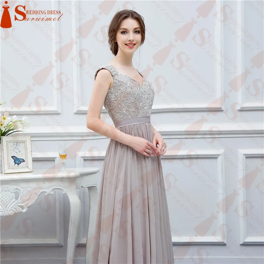 Hot Sale Cheap Long Bridesmaid Dresses Elegant Cap Sleeve Beadings Sheer Back Formal Wedding Party Gowns Maid Of Honor Dress | Свадьбы и