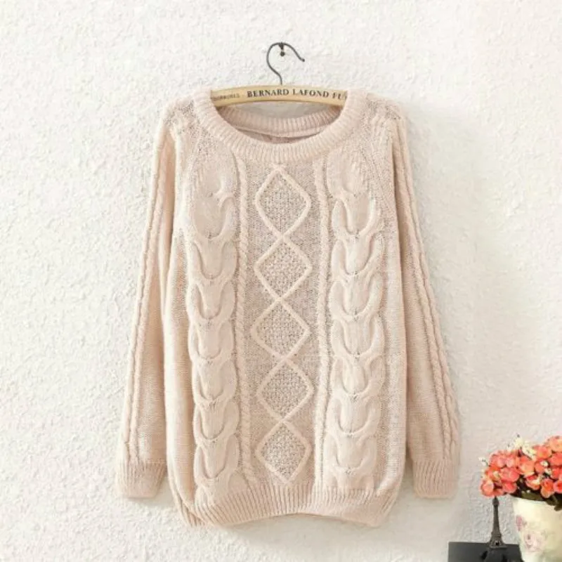 1 шт. женский свитер с вырезом лодочкой | Женская одежда