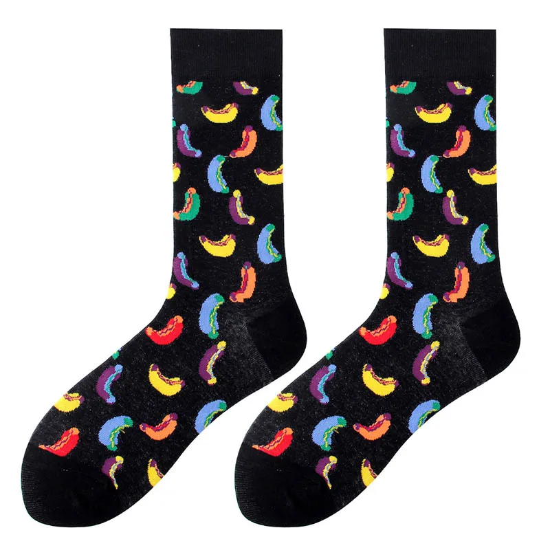 [EIOISAPRA] Повседневные носки в стиле хип-хоп оригинальные жаккардовые смешные