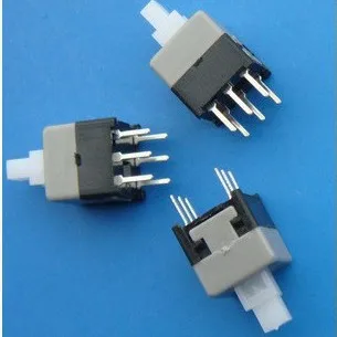 Бесплатная доставка 100 шт. ключ переключатель 8,5*8,5 мм 6pin с замком двухрядный самоблокирующийся + горячая распродажа (art.: 703bf7e0) - 703bf7e0