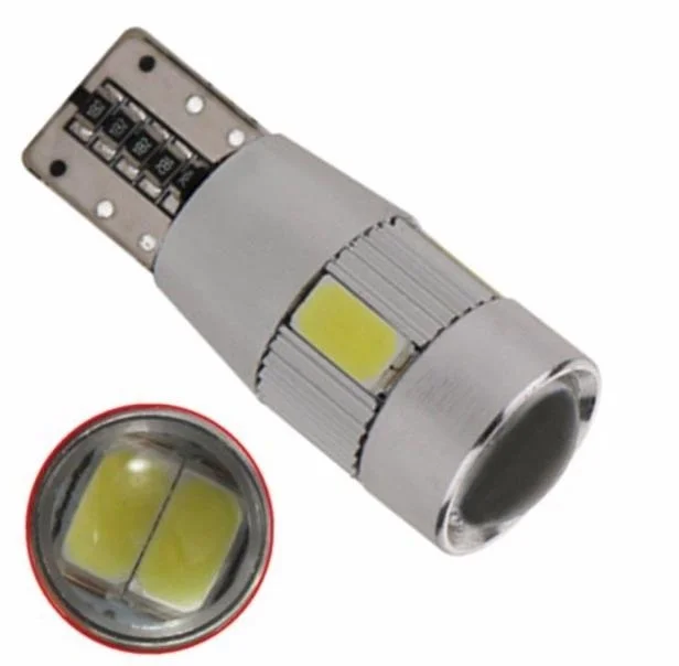 10 шт х T10 501 194 W5W 5630 Светодиодный 6 SMD HID CANBUS ERROR FREE автомобиля клиновидные боковые