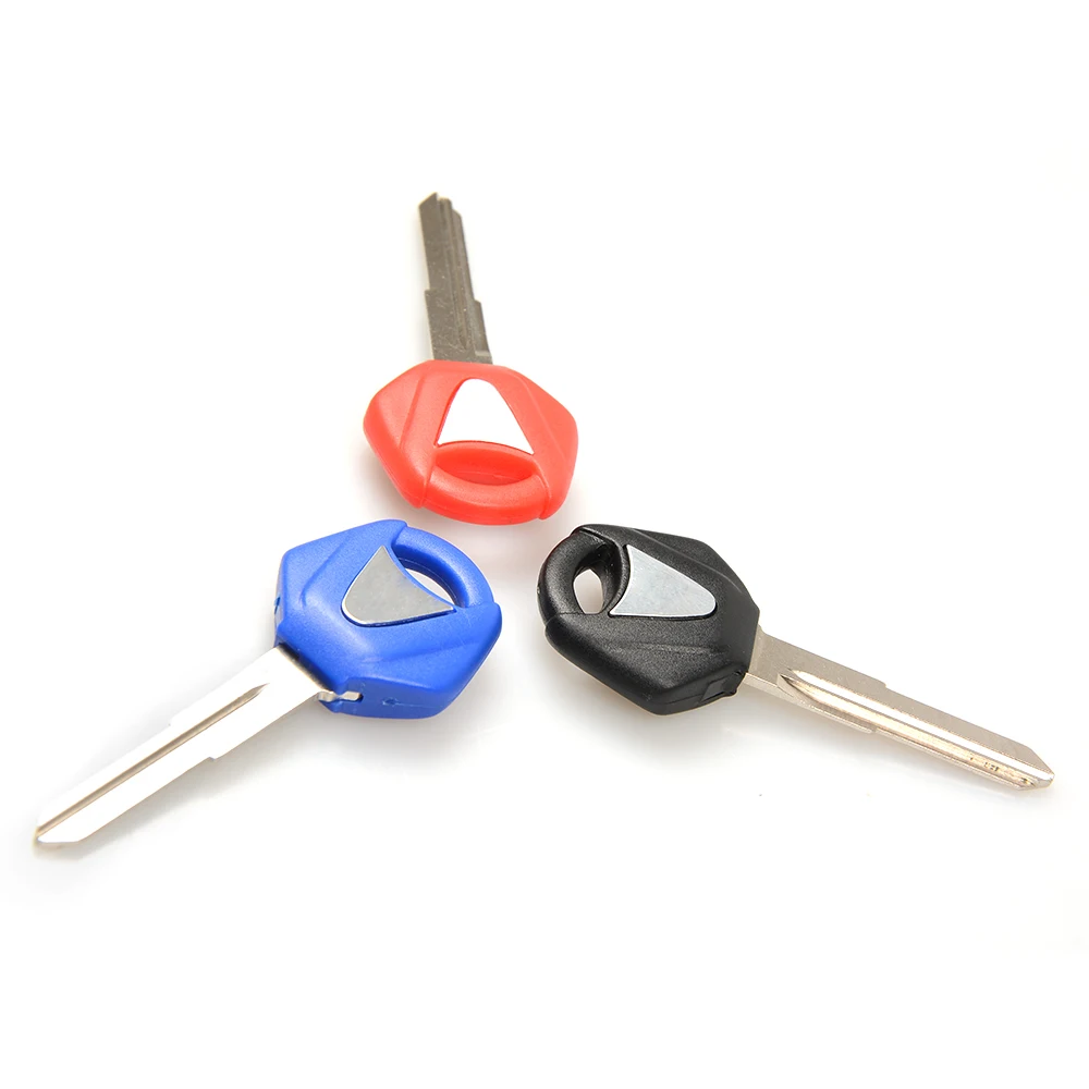 3 цвета мото пластиковые и алюминиевые заготовки ключей кольца лезвие мотоцикл