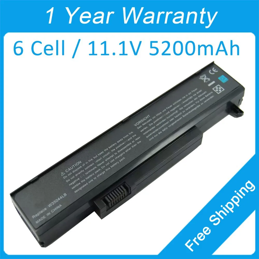 Новый аккумулятор для ноутбука 5200 мАч шлюза P 6301 6501117 6501147 916C6810F 916C6940F B1865060GA0013
