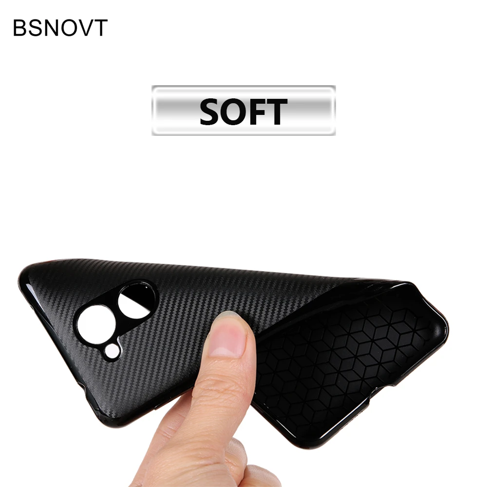 Huawei P9 Lite Smart Case Soft Carbon fiber Slim TPUPhone For Cover Honor 6C / Nova Enjoy 6S |