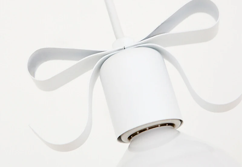 2020 сельская Подвесная лампа с бантом для ресторана романтическое красивое