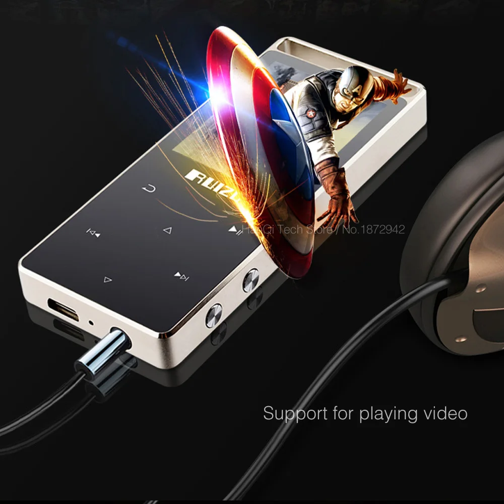 Новый спортивный HIFI MP3 плеер 8G экран с сенсорным ключом музыкальный Видео ПЕДО